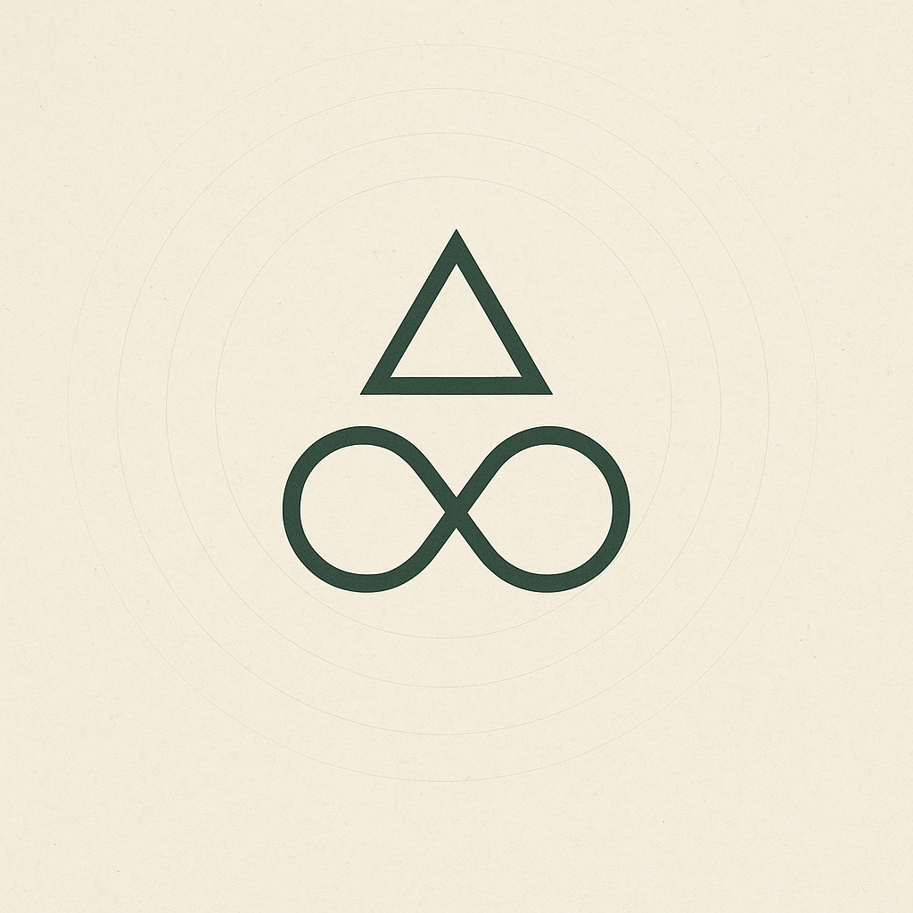 Geometric Harmony On Aged Paper